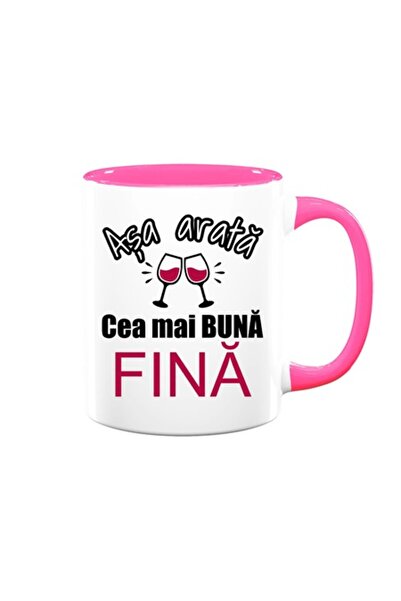 OEM Cană personalizată pentru fină cu mesajul: „Așa arată cea mai frumoasă fină”