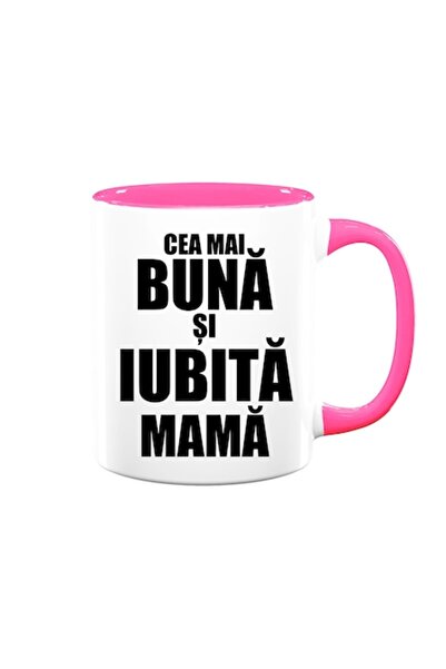 OEM Cană personalizată pentru mamă cu mesajul: „Cea mai bună și iubită mamă”,...