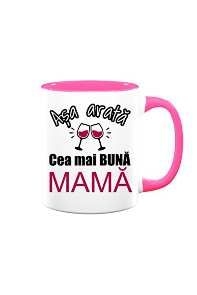 OEM Cană personalizată pentru mamă cu mesajul: „Așa arată cea mai frumoasă ma...