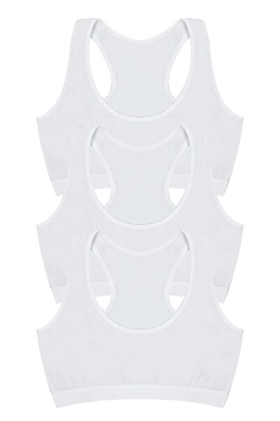 Öts Κοριτσίστικο μπουστάκι 3 τεμαχίων χωρίς επένδυση (96% βαμβάκι - 4% ελαστάνη)