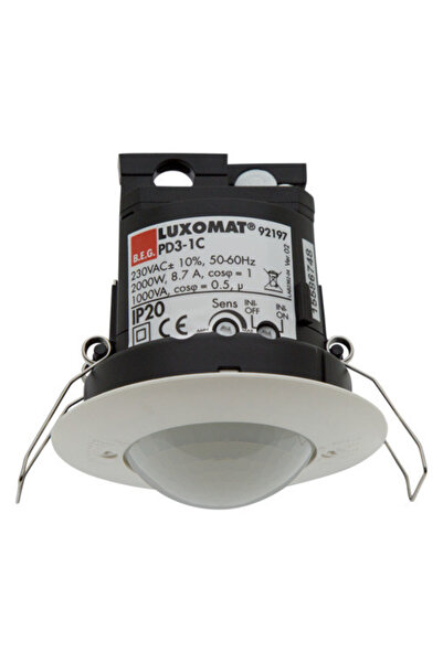 Other Senzor de prezență încastrat la 360°, alb, rază de acțiune de 10 m