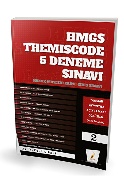 Pelikan Kitabevi HMGS Themiscode 5 Deneme Sınavı Tamamı Ayrıntılı Açıklamalı Çözümlü