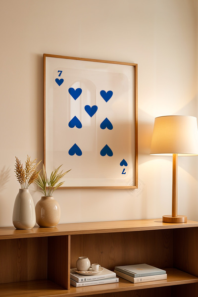 Basquiart Σειρά Lucky You, Ξύλινη Αφίσα με Πλαίσιο, Διακοσμητικό Τοίχου Αρ.:40