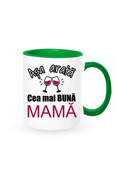 OEM Cană personalizată pentru mamă cu mesajul: „Așa arată cea mai bună mamă”,...