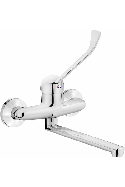 Other Robinet de chiuvetă Joko cromat, montat pe perete, pentru clinică