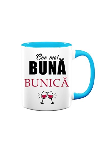 OEM Personalized Mug for Grandmother with Message: 'The Best Grandmother', Mug Model, Betaprint, White w