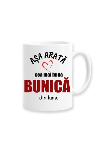 OEM Cană personalizată pentru bunică cu mesajul: „Așa arată cea mai bună buni...