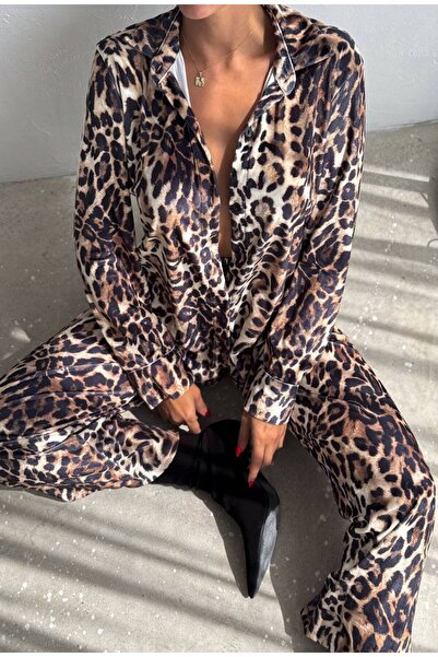 Butik Velvet Fabric Shirt Set