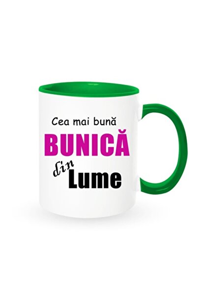 OEM Cană personalizată pentru bunică cu mesajul: „Cea mai bună bunică din lum...