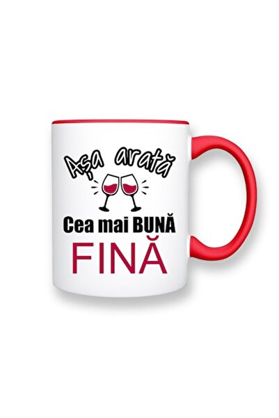 OEM Cană personalizată pentru fină cu mesajul: „Așa arată cea mai bună fină”,...