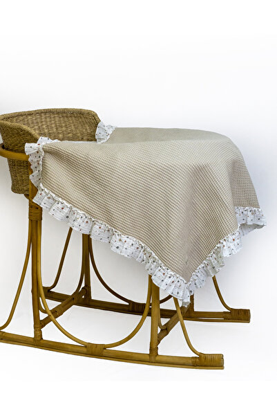 Mimiko Waffle Muslin Frilly Kids & Baby Blanket |   Kundak |   Blanket |   Pi...