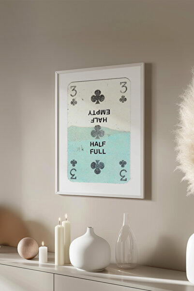 Basquiart Poster cu ramă albă din seria Lucky You, decor de perete nr:103