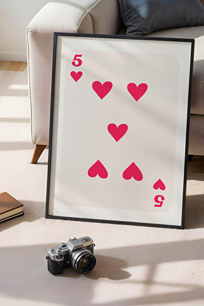 Basquiart Poster cu ramă neagră din seria Lucky You, decor de perete nr:98