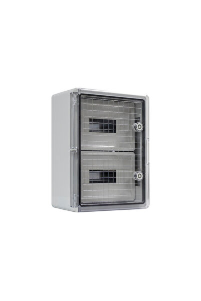 sebox 300*400*170 MODÜLER PLASTİK ELEKTRİK PANO KUTUSU (30X40X17 CM ŞEFFAF KA...