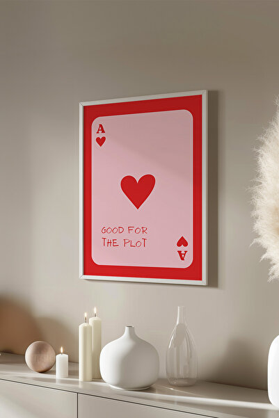 Basquiart Poster cu ramă albă din seria Lucky You, decor de perete nr:80