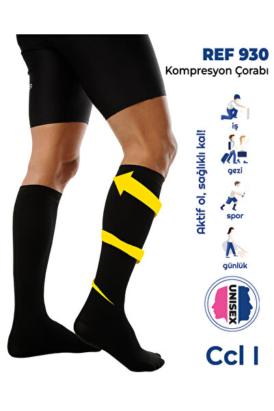 Variteks Active Socks Kompresyon Seyehat Çorabı CCL1