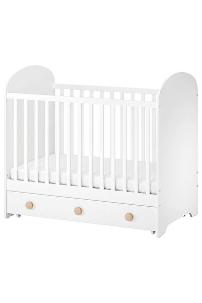 hobiurun Bebek karyolası, beyaz, 60x120 cm