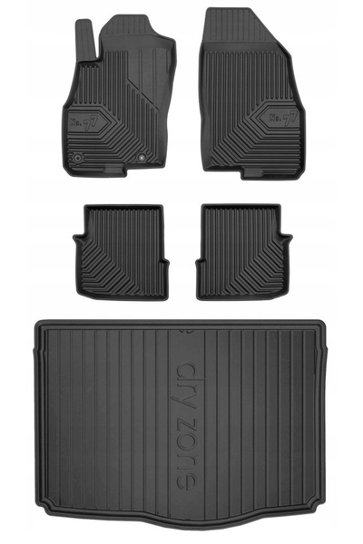 Other SET 77 Covorașe și preș Fiat Punto EVO Hatchback 2009-2012 3d.