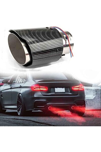 Unbranded/Generic Toba de evacuare cu efect de fum roșu și sunet, universal