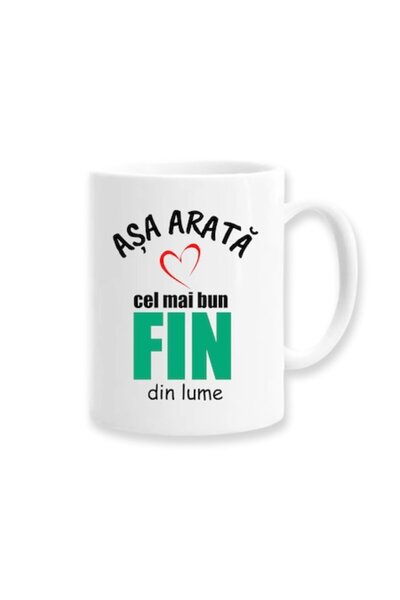 OEM Cană personalizată pentru Naș cu mesajul: „Așa arată cel mai bun naș din ...