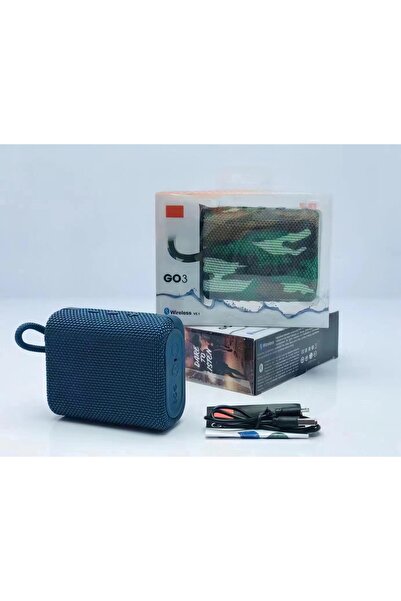 RTG GO 3 Bluetooth Hoparlör USB SD Kart Aux Girişli Speaker