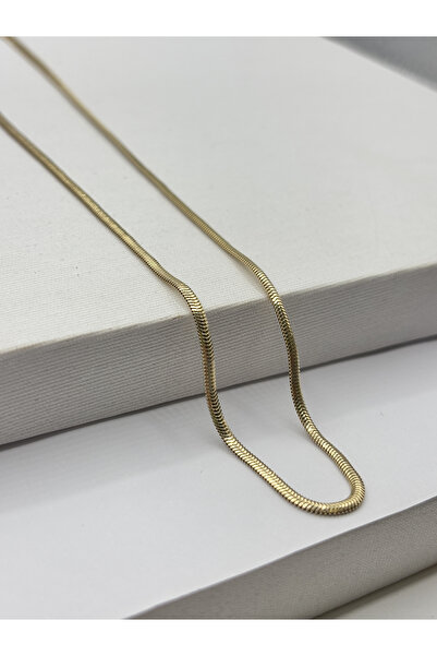 DİAMİNE PIRLANTA 14 Ayar Altın Balık Sırtı Kolye