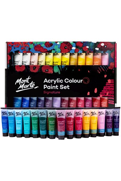 Mont Marte Akrilik Renkli Boya Seti 48pc x 36ml