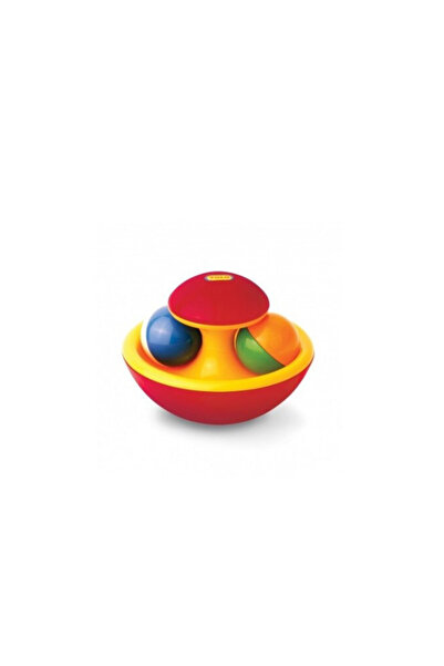 Tolo rattle, 2 balls, Red-Orange