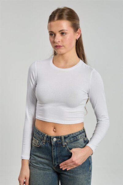 BARRELS AND OIL Women's Long Sleeve Bodysuit - White