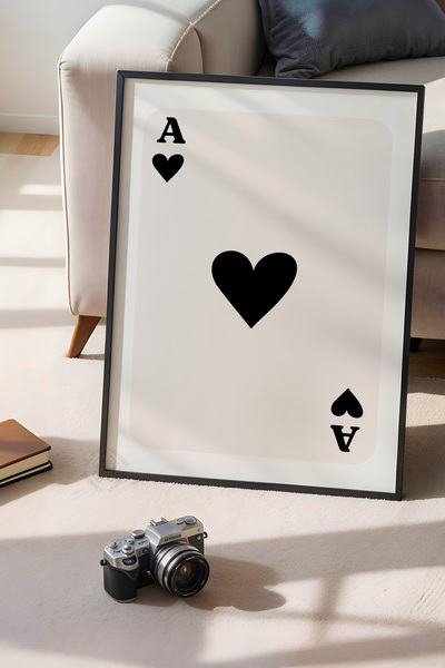 Basquiart Σειρά Lucky You, Αφίσα με μαύρο πλαίσιο, Διακοσμητικός πίνακας τοίχ...