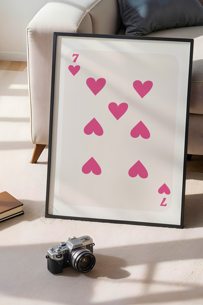 Basquiart Αφίσα της σειράς Lucky You με μαύρο πλαίσιο, διακοσμητικός πίνακας ...