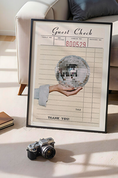 Basquiart Poster cu ramă neagră din seria Lucky You, decor de perete nr:12