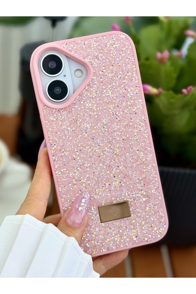Go Aksesuar Iphone 17 Uyumlu Elmas Tasarımlı Taşlı Işıltılı Parlak Pırlanta K...