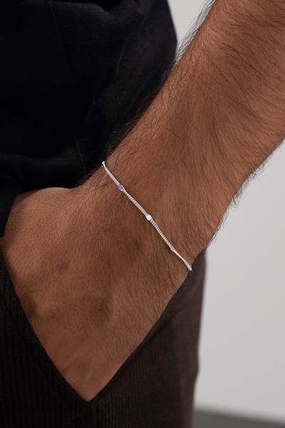 esdika 1.4MM PULLU GURMET GÜMÜŞ BİLEKLİK • 925 AYAR GÜMÜŞ • PREMİUM STERLİNG SİLVER