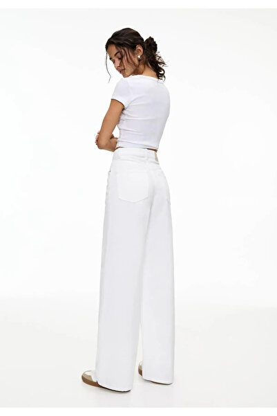 dressmix Peny White Casual Women's Palazzo Relaxed Fit Jean Denim Trousers New Season-13