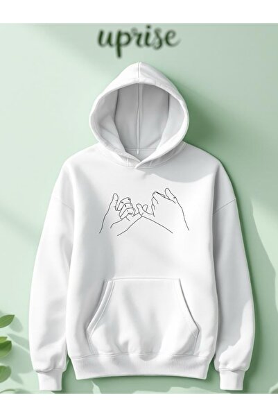 Vordevia Hanorac Lades El cu imprimeu din bumbac cu supradimensionat fire O