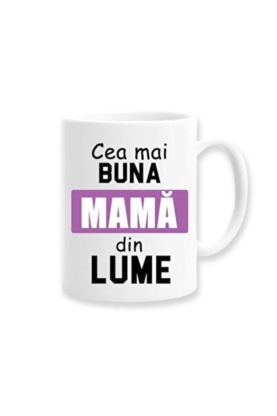 OEM Cană personalizată pentru mamă cu mesajul: „Cea mai bună mamă din lume”, ...