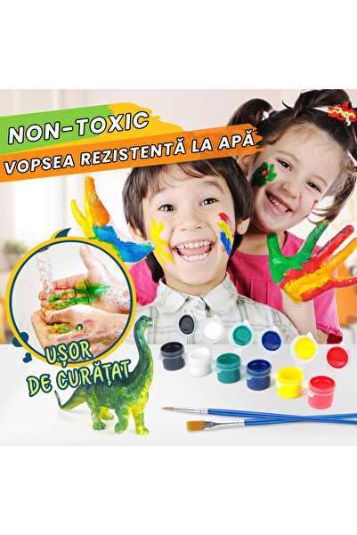 Pitikot Pitikot® 10 Dinosaur Coloring Painting Set