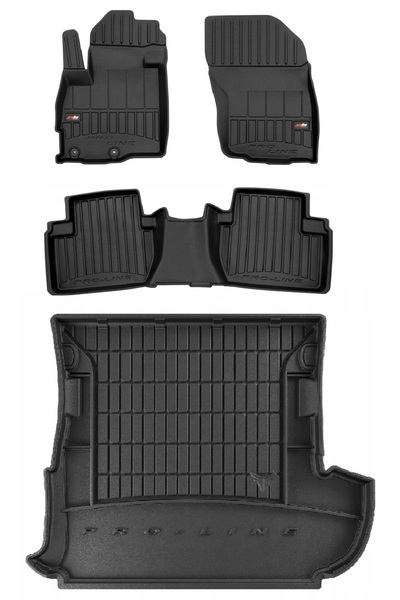 Other SET covorașe cauciuc 3D Mitsubishi Outlander 2 2006-2012 cu zs
