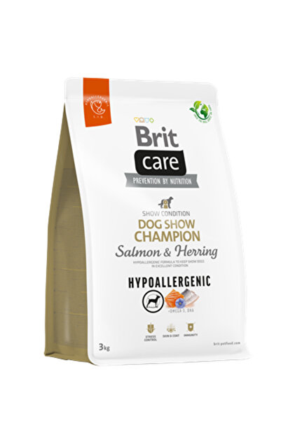 Brit Care Dog Show Champion Somonlu Ringalı Köpek Maması 3 Kg