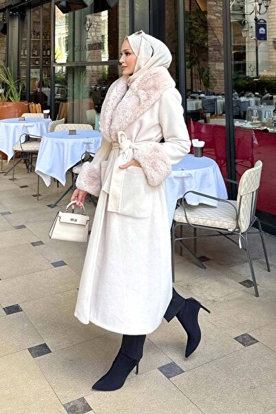 Melike Tatar Γούνινο παλτό Angora 32-2500