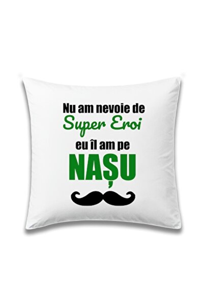 OEM Personalized Pillow for Nasu with Message: 'I don't need superheroes...', Green Model, Betaprint, 40