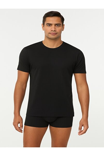 Pijalüx Men's Crew Neck Short Sleeve Tank Top - 2-Pack - 100% Cotton