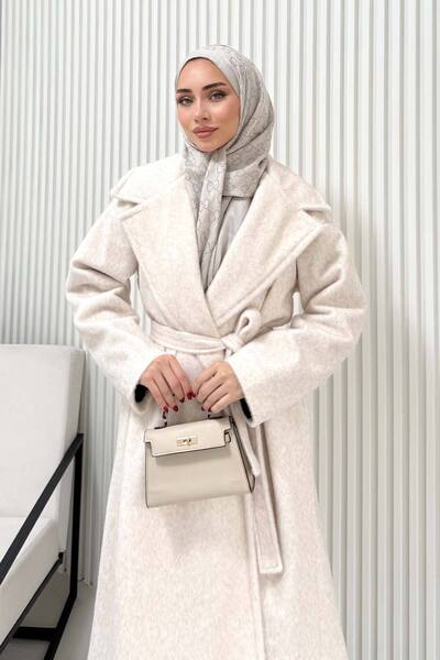 Melike Tatar Καστανόχρωμο παλτό 32-2503