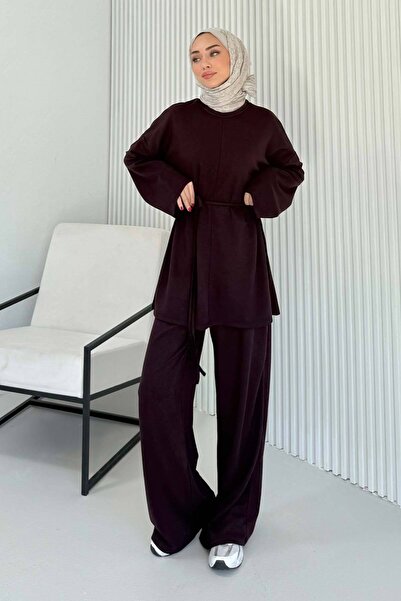 Melike Tatar Belted Modal Suit 68-6212