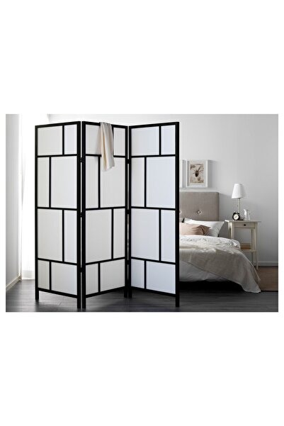 Genel Markalar Rısor Paravan 216x185 cm Beyaz siyah