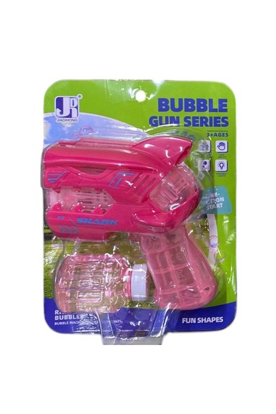 BUBBLE GUN Köpek Balığı Balon Tabancası Sesli Işıklı