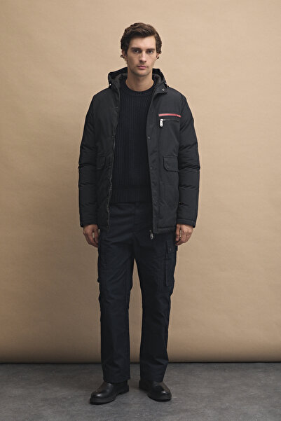 AJ 81 Kapüşonlu Basic Kaban