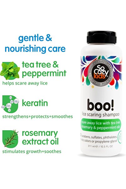 SO COZY SoCozy Boo! Lice Scaring Shampoo For Kids (10.5 Fl Oz)