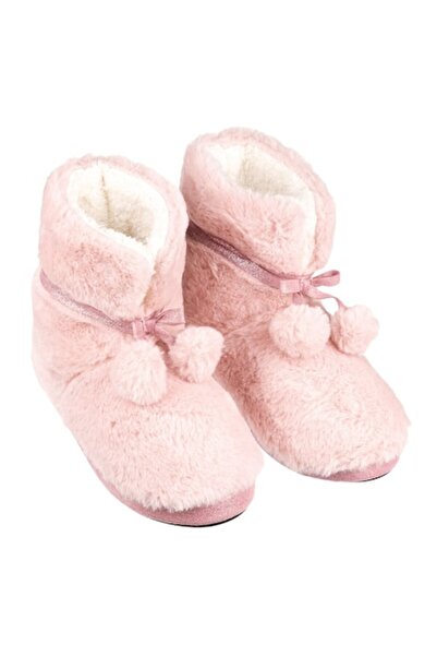 ProdusulTau Women's Home Boots, Fur Lined, With Tassels, Size 37-38, Pink